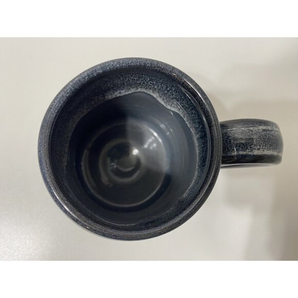 Deneen Pottery Love Your Melon Coffee Mug Cup Gray Drip Glaze Cancer Support - Picture 6 of 6